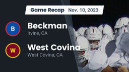 Recap: Beckman  vs. West Covina  2023