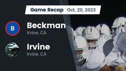 Recap: Beckman  vs. Irvine  2023
