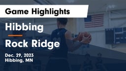 Hibbing  vs Rock Ridge  Game Highlights - Dec. 29, 2023