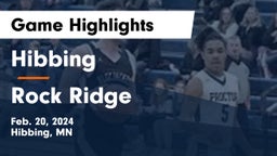 Hibbing  vs Rock Ridge  Game Highlights - Feb. 20, 2024