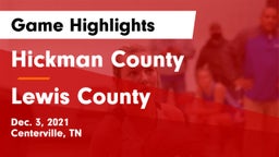 Hickman County  vs Lewis County  Game Highlights - Dec. 3, 2021