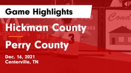 Hickman County  vs Perry County  Game Highlights - Dec. 16, 2021
