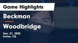 Beckman  vs Woodbridge  Game Highlights - Jan. 31, 2020