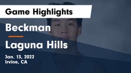 Beckman  vs Laguna Hills  Game Highlights - Jan. 13, 2022