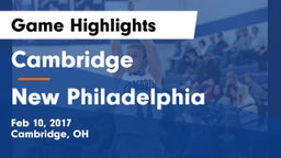 Cambridge  vs New Philadelphia  Game Highlights - Feb 10, 2017