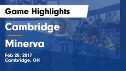 Cambridge  vs Minerva  Game Highlights - Feb 28, 2017