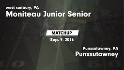 Matchup: moniteau junior vs. Punxsutawney  2016
