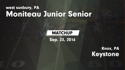 Matchup: moniteau junior vs. Keystone  2016