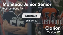 Matchup: moniteau junior vs. Clarion  2016