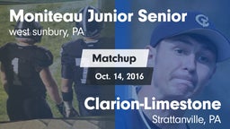 Matchup: moniteau junior vs. Clarion-Limestone  2016