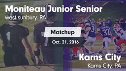 Matchup: moniteau junior vs. Karns City  2016