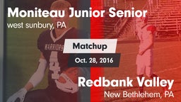 Matchup: moniteau junior vs. Redbank Valley  2016