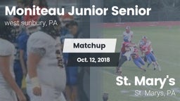 Matchup: moniteau junior vs. St. Mary's  2018