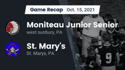 Recap: Moniteau Junior Senior  vs. St. Mary's  2021