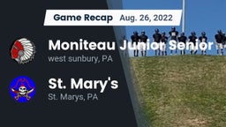 Recap: Moniteau Junior Senior  vs. St. Mary's  2022