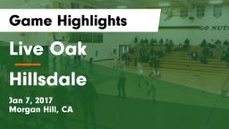 Live Oak  vs Hillsdale Game Highlights - Jan 7, 2017