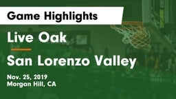 Live Oak  vs San Lorenzo Valley Game Highlights - Nov. 25, 2019