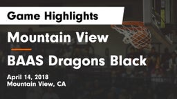 Mountain View  vs BAAS Dragons Black Game Highlights - April 14, 2018