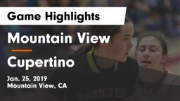 Mountain View  vs Cupertino Game Highlights - Jan. 25, 2019