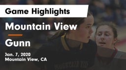 Mountain View  vs Gunn  Game Highlights - Jan. 7, 2020