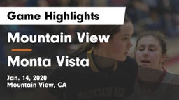 Mountain View  vs Monta Vista  Game Highlights - Jan. 14, 2020