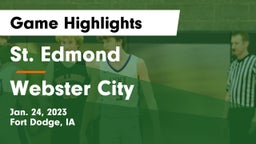 St. Edmond  vs Webster City  Game Highlights - Jan. 24, 2023