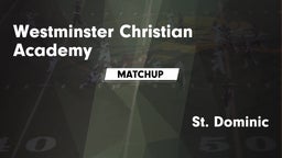Matchup: Westminster vs. St. Dominic  2016
