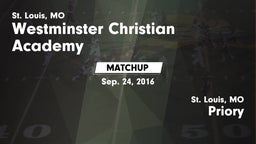 Matchup: Westminster vs. Priory  2016