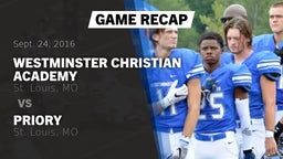 Recap: Westminster Christian Academy vs. Priory  2016