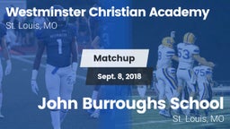 Matchup: Westminster vs. John Burroughs School 2018