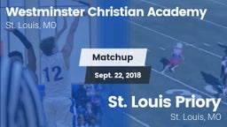 Matchup: Westminster vs. St. Louis Priory  2018