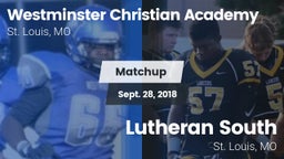 Matchup: Westminster vs. Lutheran  South 2018