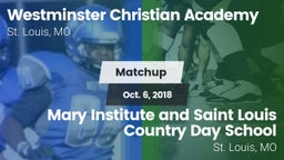 Matchup: Westminster vs. Mary Institute and Saint Louis Country Day School 2018