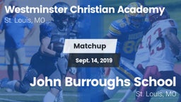 Matchup: Westminster vs. John Burroughs School 2019
