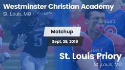Matchup: Westminster vs. St. Louis Priory  2019