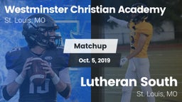 Matchup: Westminster vs. Lutheran  South 2019