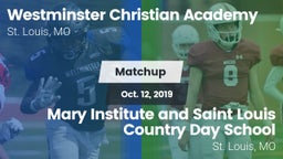 Matchup: Westminster vs. Mary Institute and Saint Louis Country Day School 2019