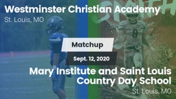 Matchup: Westminster vs. Mary Institute and Saint Louis Country Day School 2020