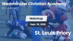 Matchup: Westminster vs. St. Louis Priory  2020