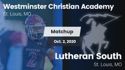 Matchup: Westminster vs. Lutheran South   2020