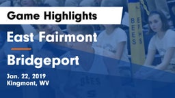 East Fairmont  vs Bridgeport Game Highlights - Jan. 22, 2019