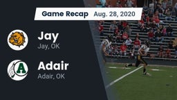 Recap: Jay  vs. Adair  2020