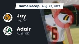 Recap: Jay  vs. Adair  2021
