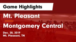 Mt. Pleasant  vs Montgomery Central  Game Highlights - Dec. 28, 2019