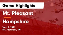 Mt. Pleasant  vs Hampshire  Game Highlights - Jan. 8, 2021