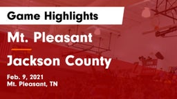 Mt. Pleasant  vs Jackson County  Game Highlights - Feb. 9, 2021