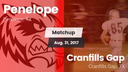Matchup: Penelope vs. Cranfills Gap  2017