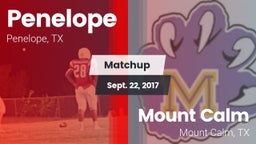 Matchup: Penelope vs. Mount Calm  2017