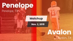 Matchup: Penelope vs. Avalon  2018