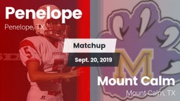 Matchup: Penelope vs. Mount Calm  2019